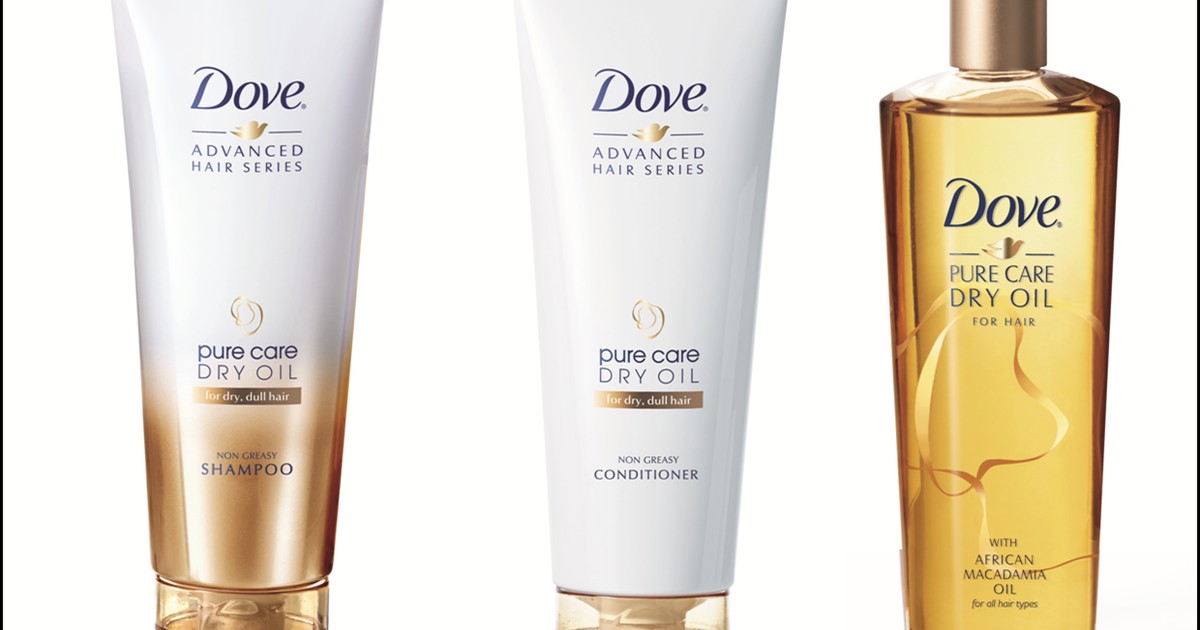 odżywka do włosów dove pure care dry oil