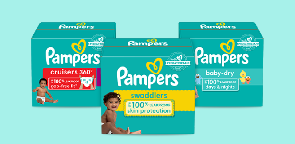 pampers products