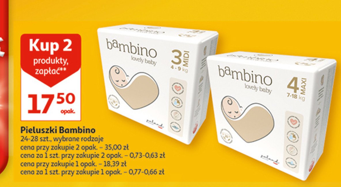 pieluchy bambino maxi