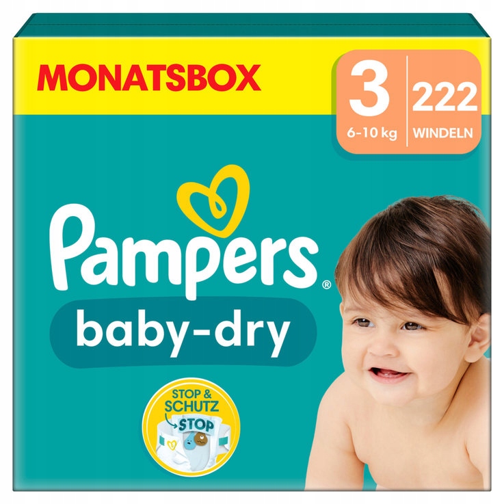 pieluchy pampers 3 baby dry