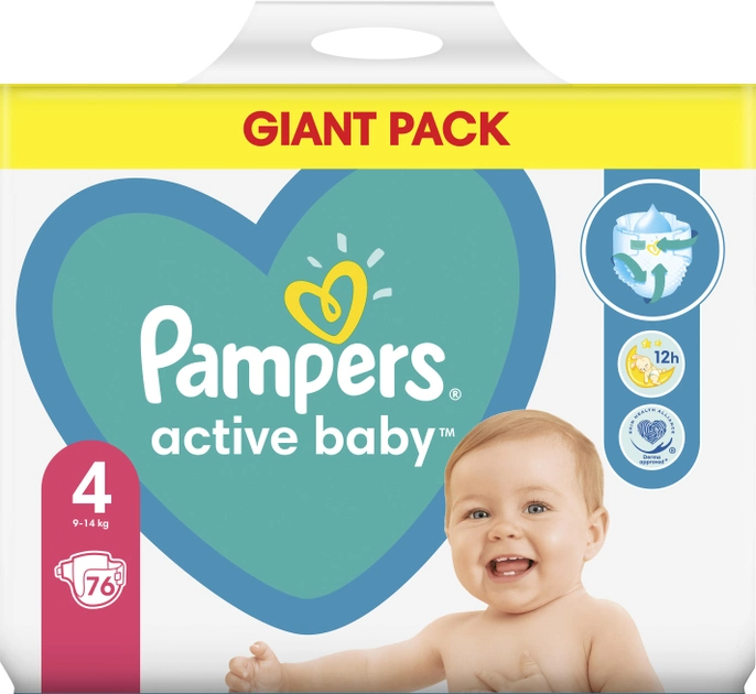 happy 4 pieluchy pampers