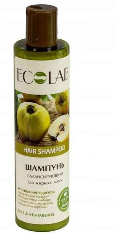 eco laboratorie szampon normalizujący do włosów przetłuszczających się 250 ml
