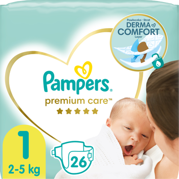 pieluszki jednorazowe pampers rozmiar 1 26 szt