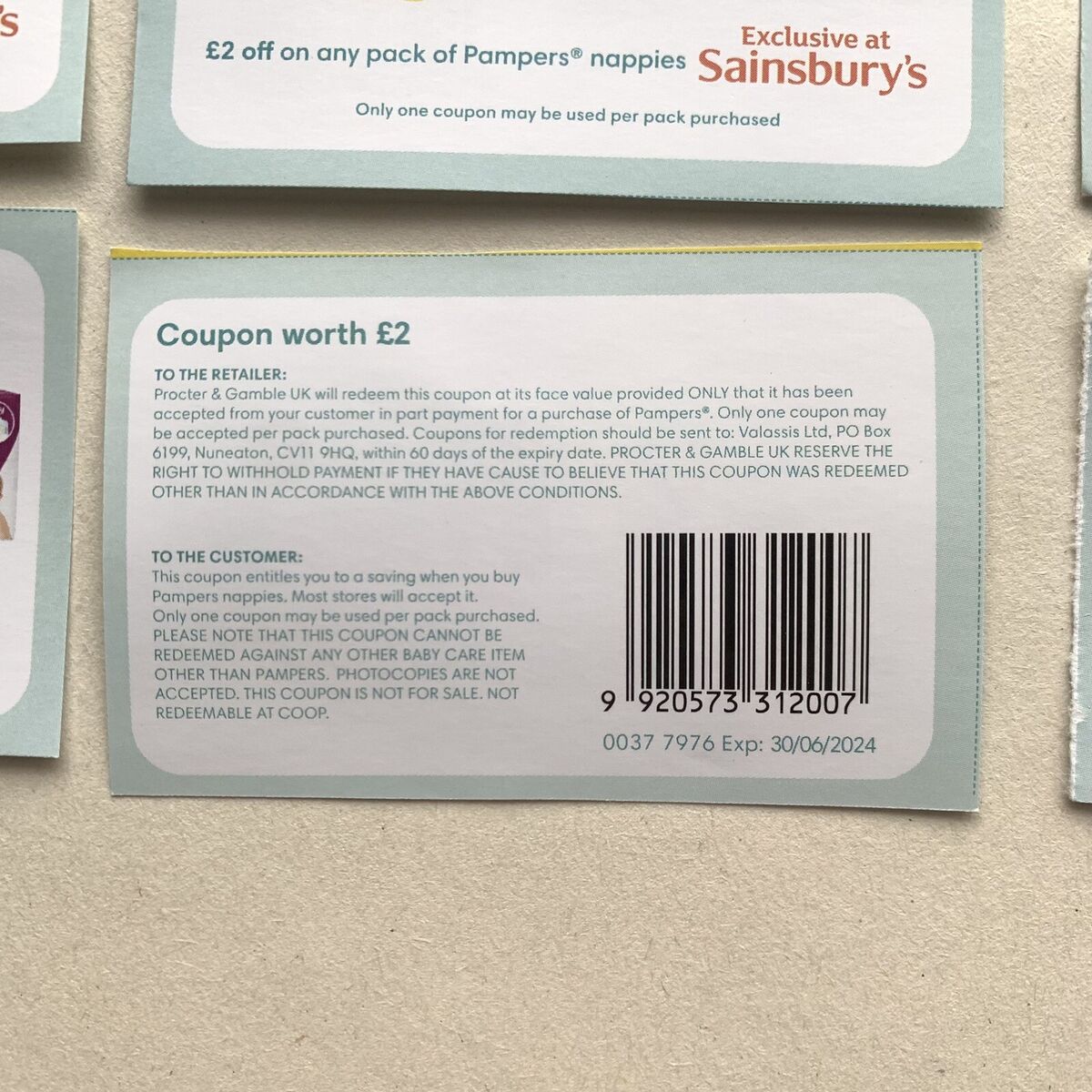 pampers vouchers