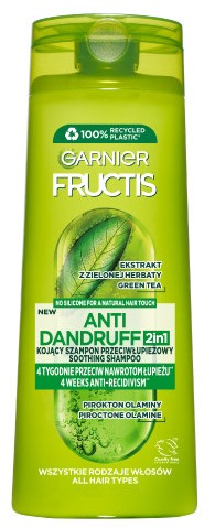 garnier szampon do włosów zielony przeciwłupieżowy