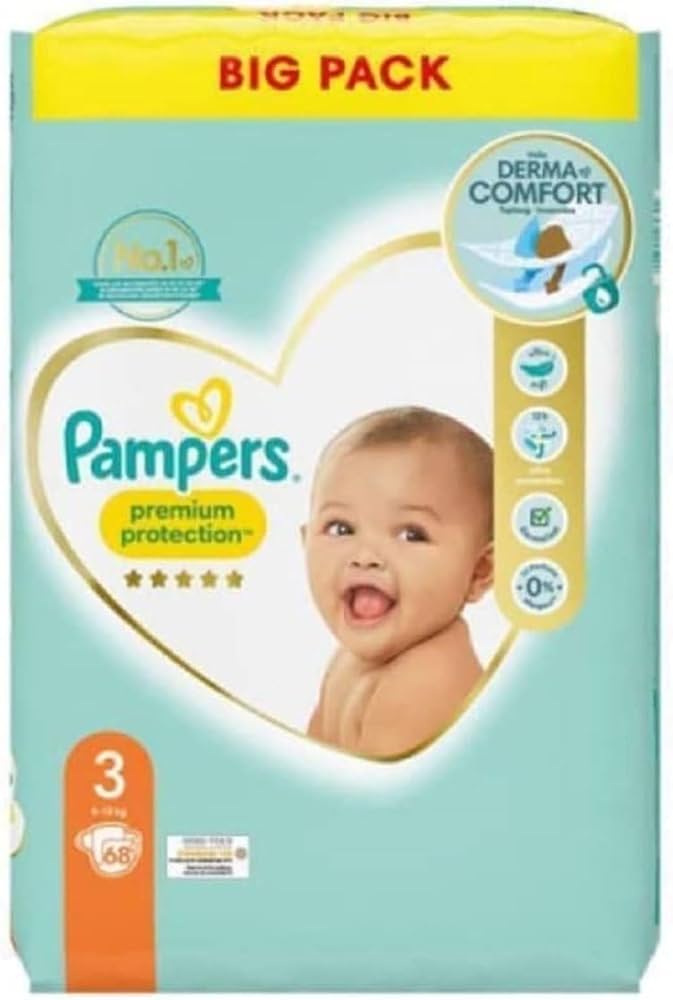 pampers 3 68 szt