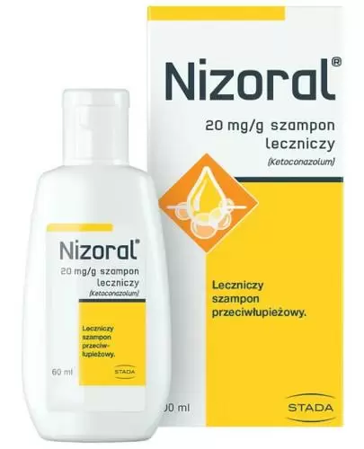 nizoral 20mg g szampon przeciwłupieżowy 60ml