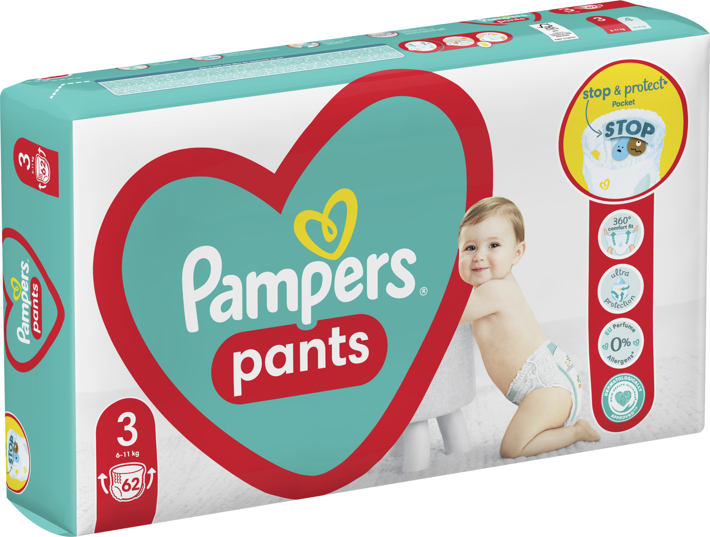 pieluchomajtki pampers 3 pasek z tylu po co