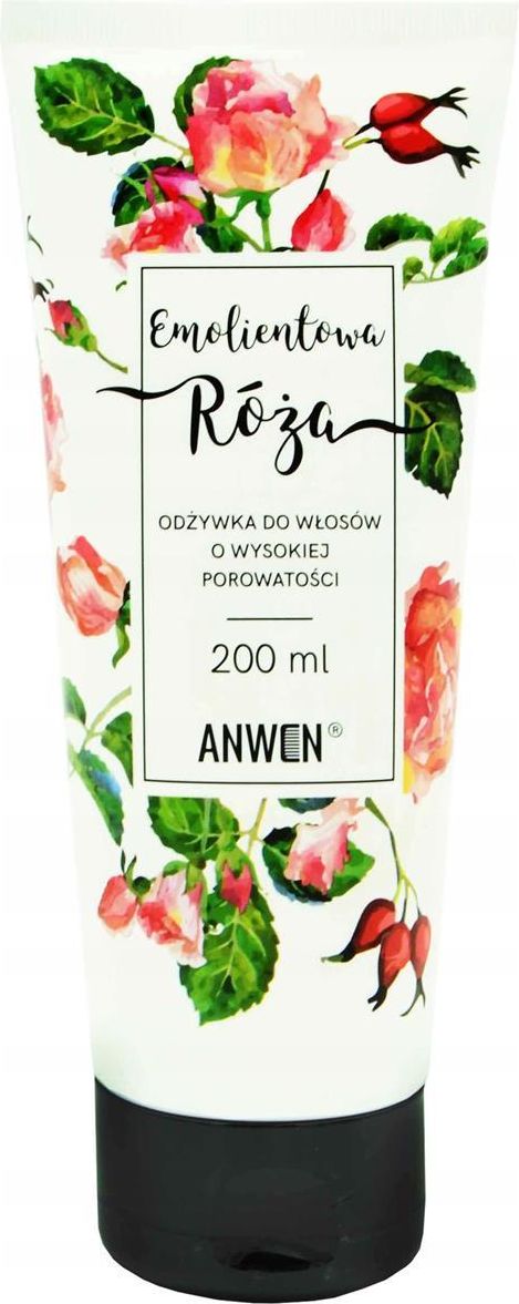 anwen odżywka do włosów o wysokiej porowatości emolientowa róża