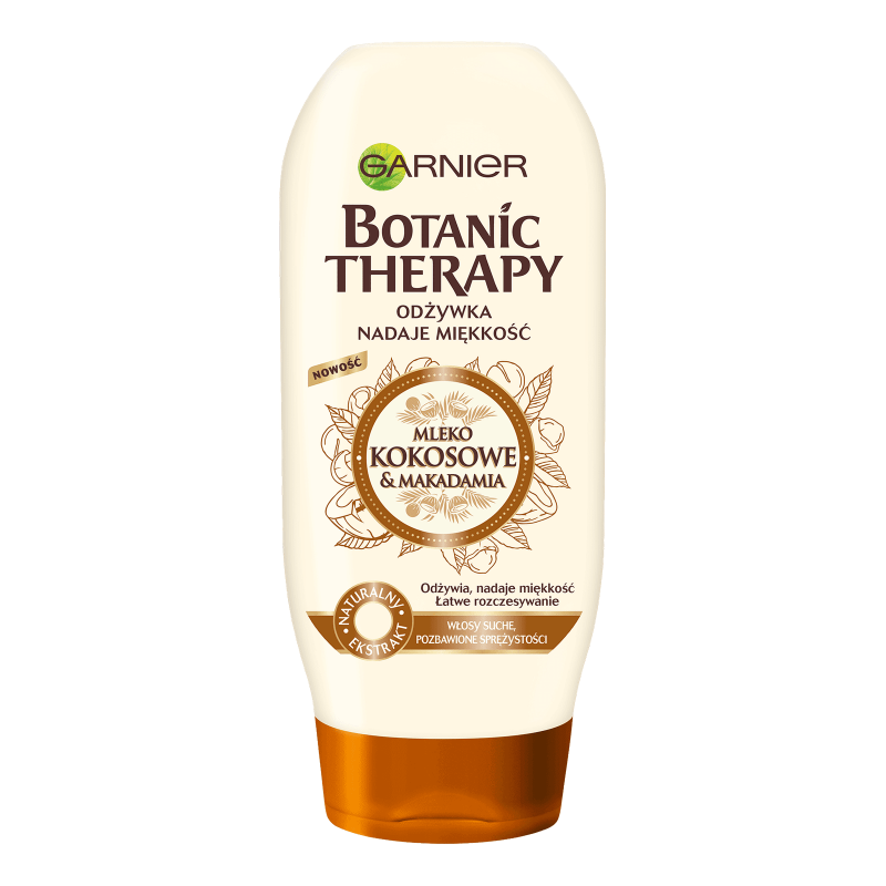 garnier botanic therapy mleko kokosowe macadamia odżywka do włosów