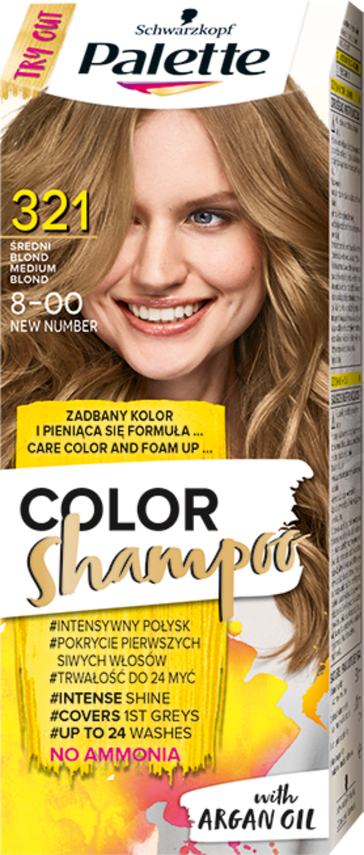 szampon koloryzujacy palette sredni blond