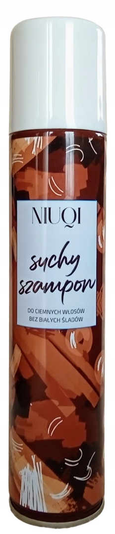 suchy szampon do włosów ciemnych