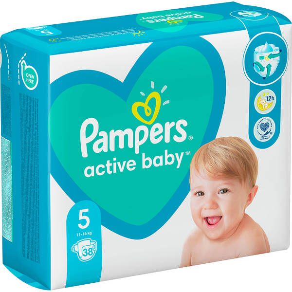 pampers active beby 5