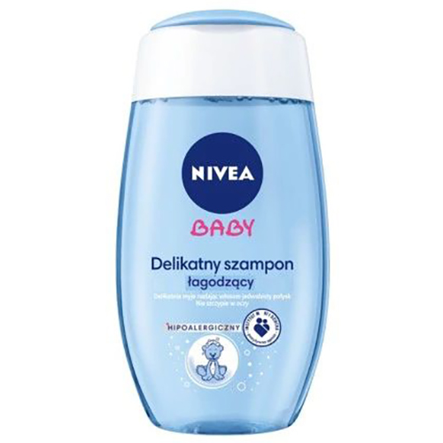 nivea baby szampon nadający połysk z proteinami jedwabiu