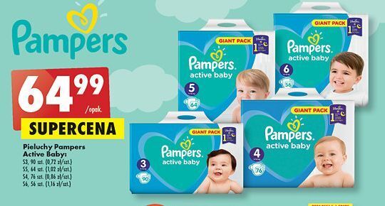 promocja pampers active baby 4