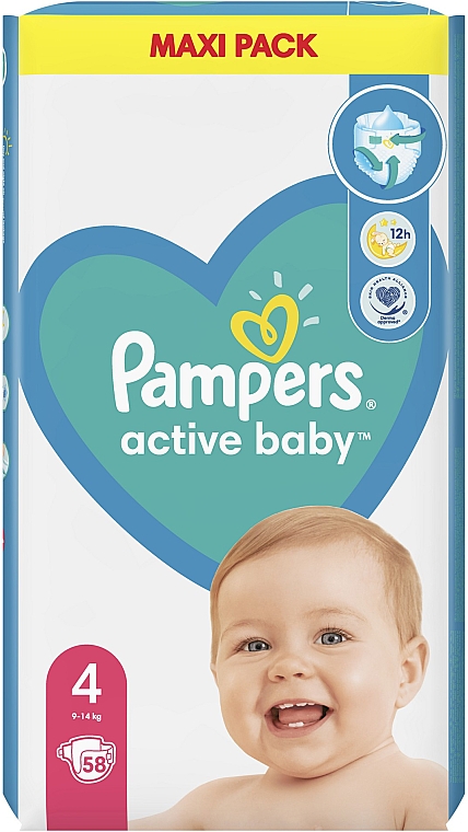 pampers actice baby 4