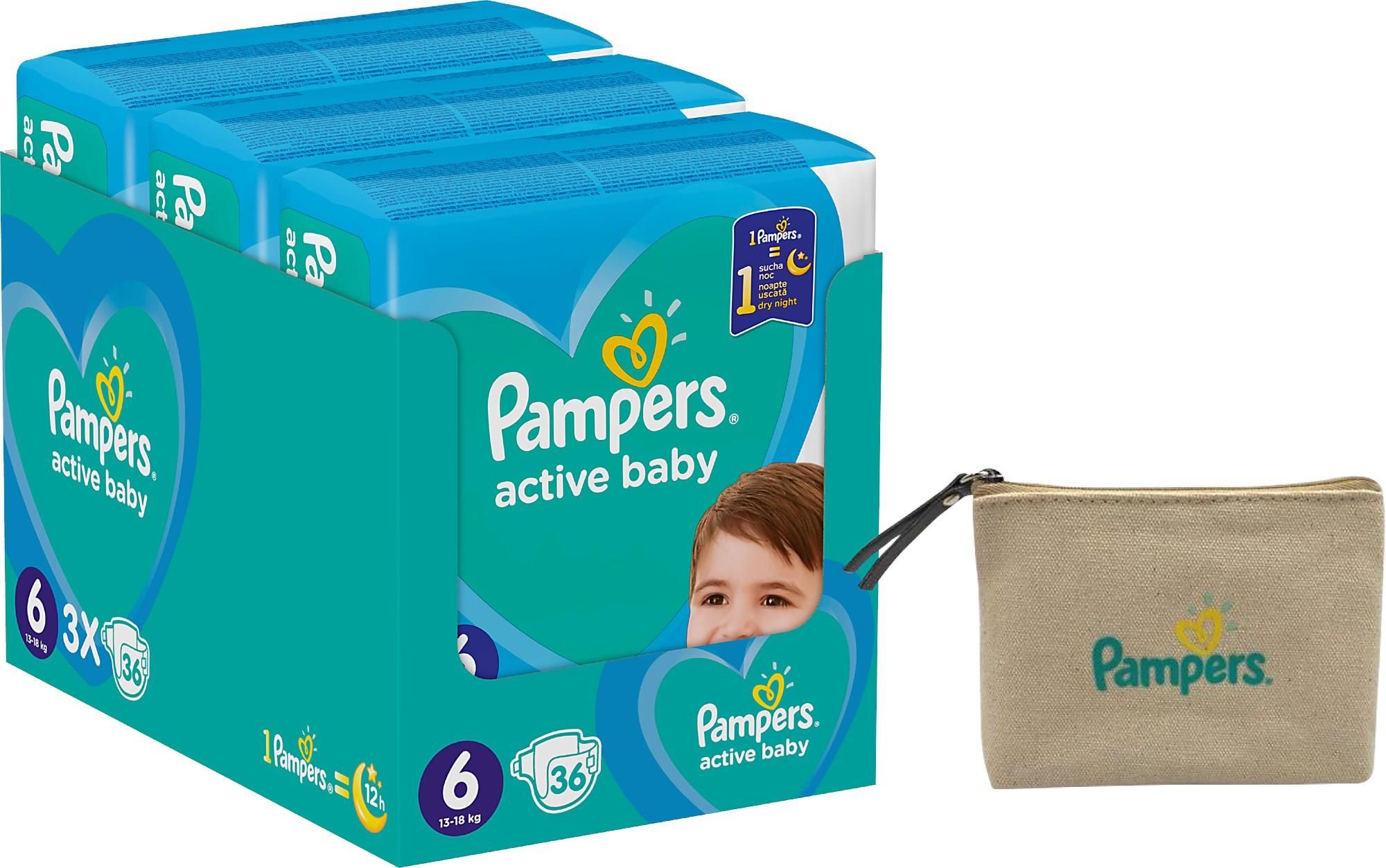 pampers active baby 6 ceneo