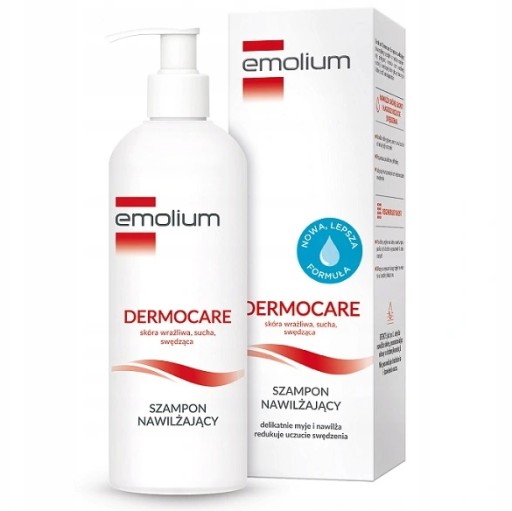 emolium dermocare szampon nawilżający 400ml