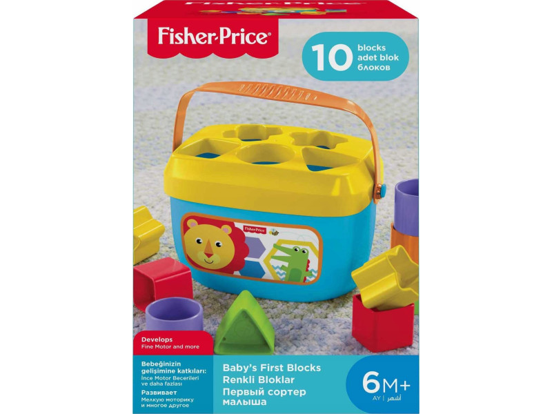 Pierwsze klocki Fisher Price FFC84 dla dziecka