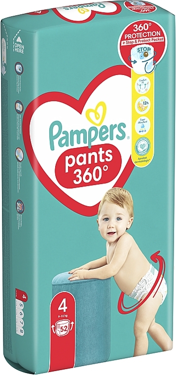 pampers pants pieluchomajtki 4 maxi 52 szt