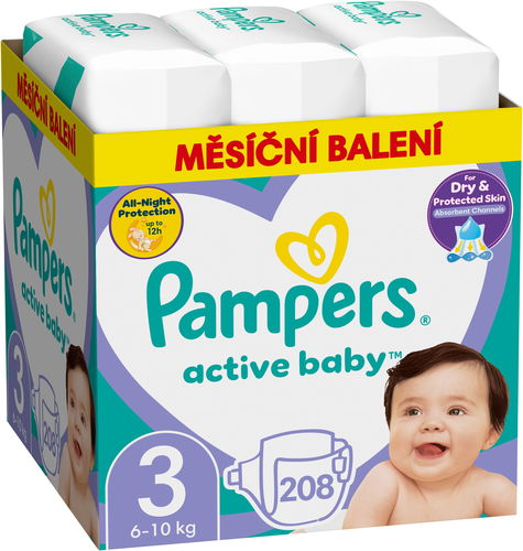 pampers active baby 3 208