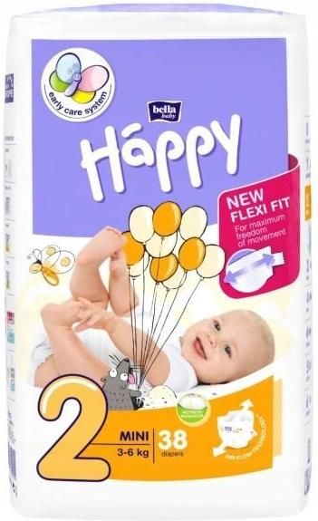 pieluchy happy new flexi fit mini 78 szt