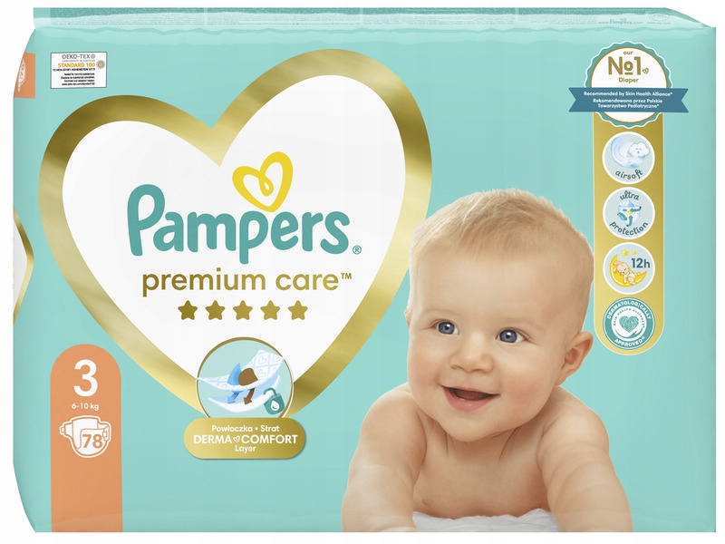 pampers 78szt