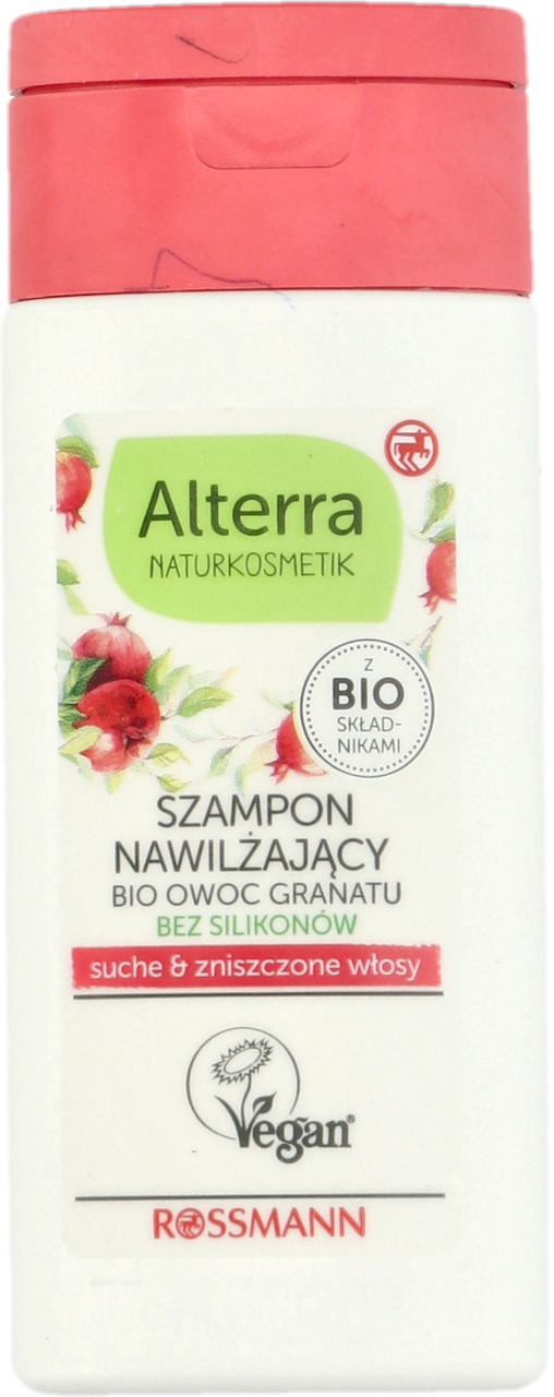 alterra szampon nawilżający granat i aloes