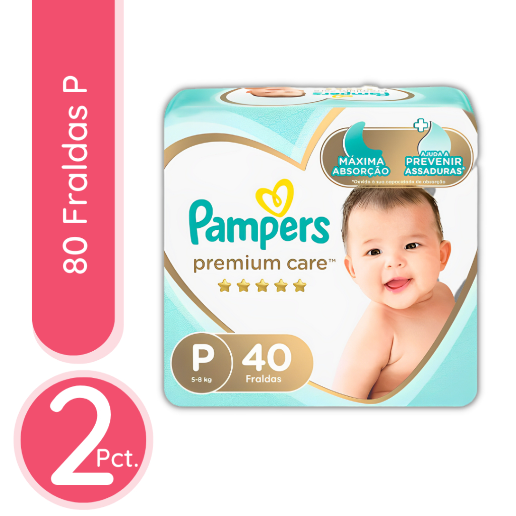 pampers premium care 2 80szt