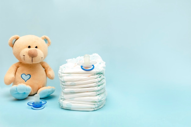 teddy bear with pampers