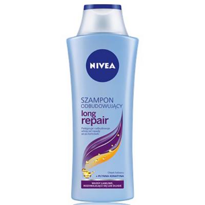 nivea long hair repair szampon silikony