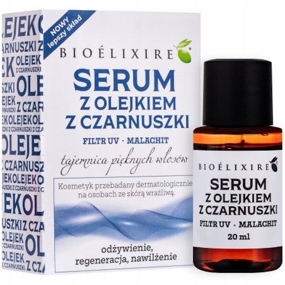 bioelixire olejek do włosów z czarnuszki 20ml