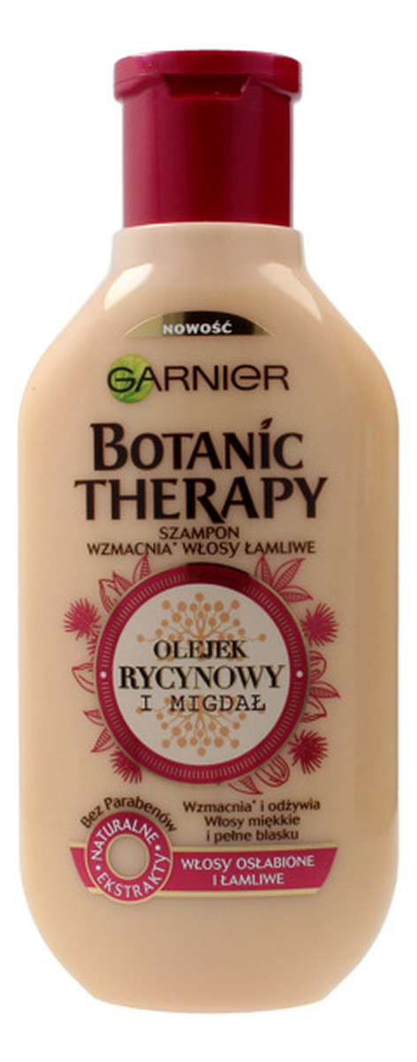 garnier botanic therapy szampon do włosów osłabionych i łamliwych