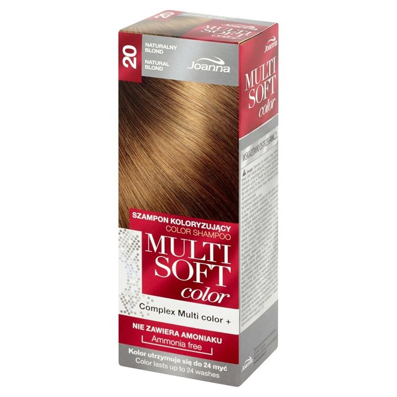 szampon koloryzujący joanna multi soft color 20 naturalny blond