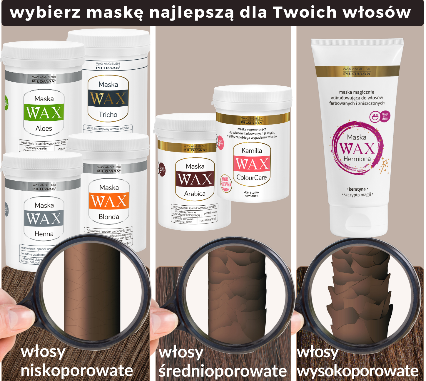 wax odżywka do włosów z aloesem