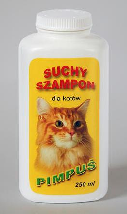 sluiez suchy szampon czerwoy z kotkiem