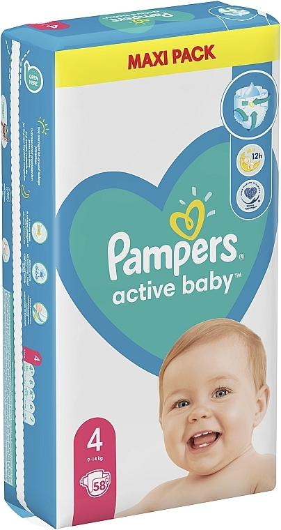 pampers 4 9 kg active baby 4-9