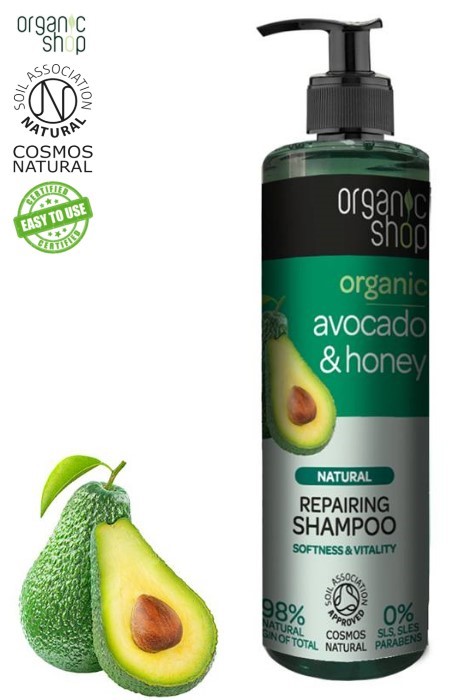 organic shop szampon awokado opinie