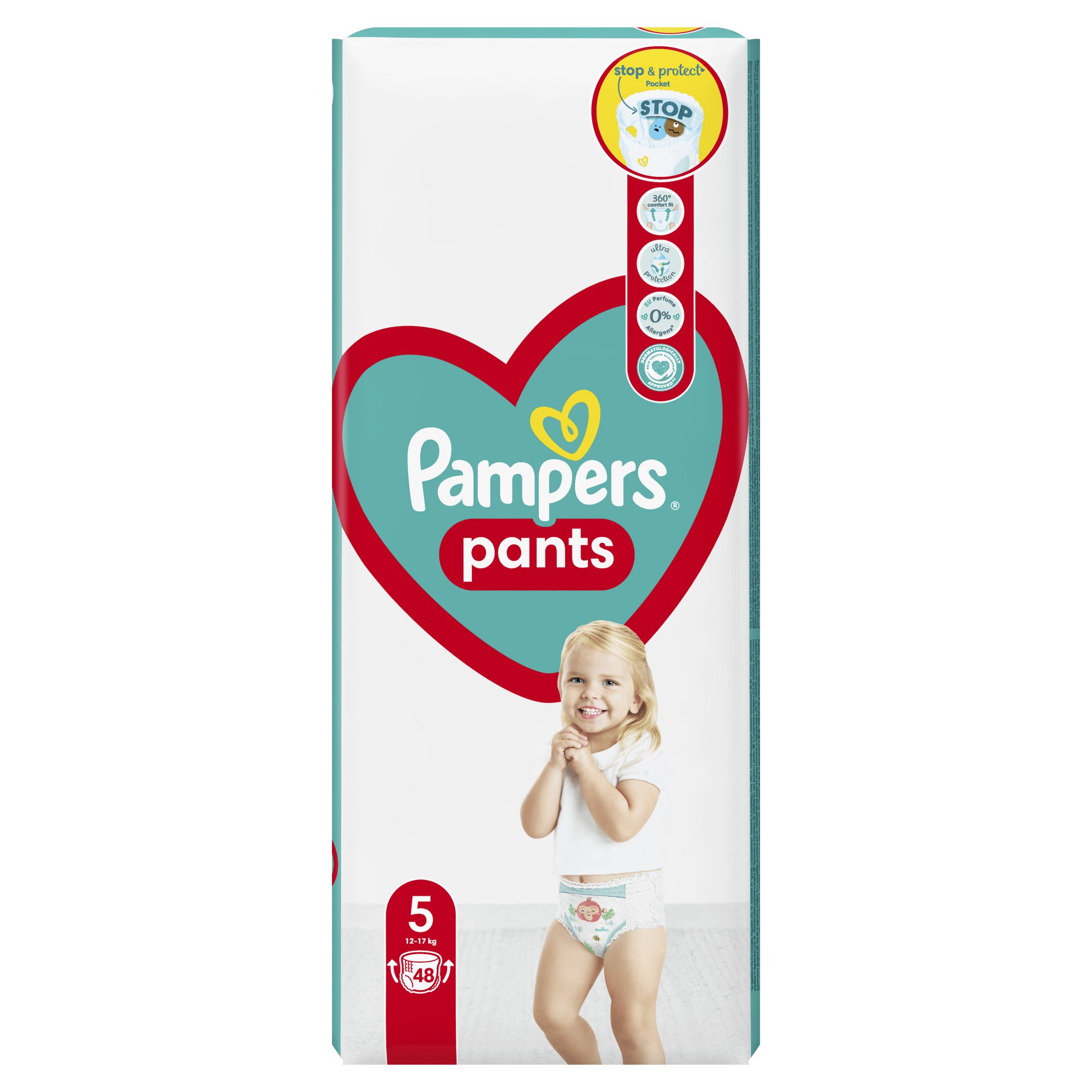 pieluchomajtki pampers pants warstwa pokryta