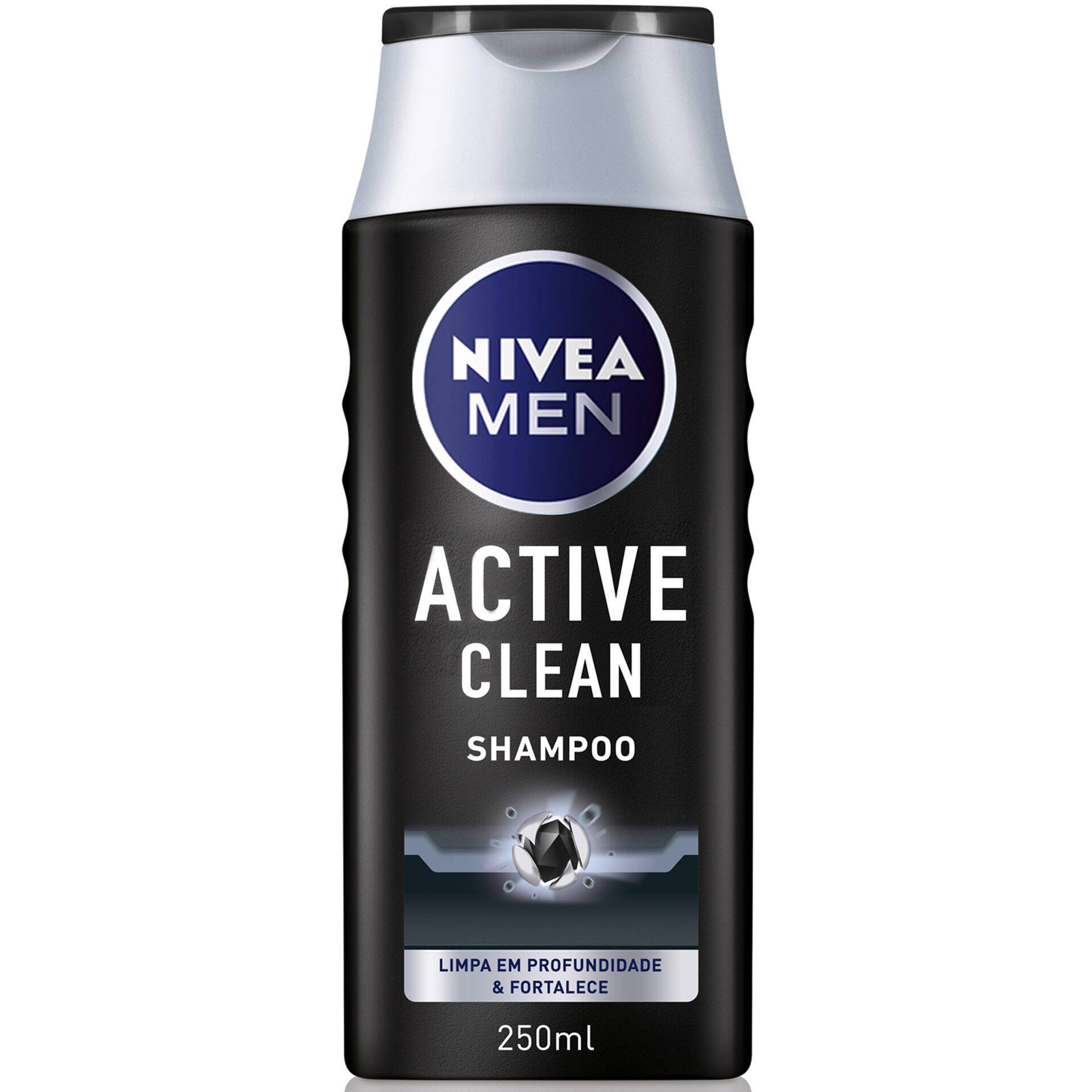 nivea active clean szampon