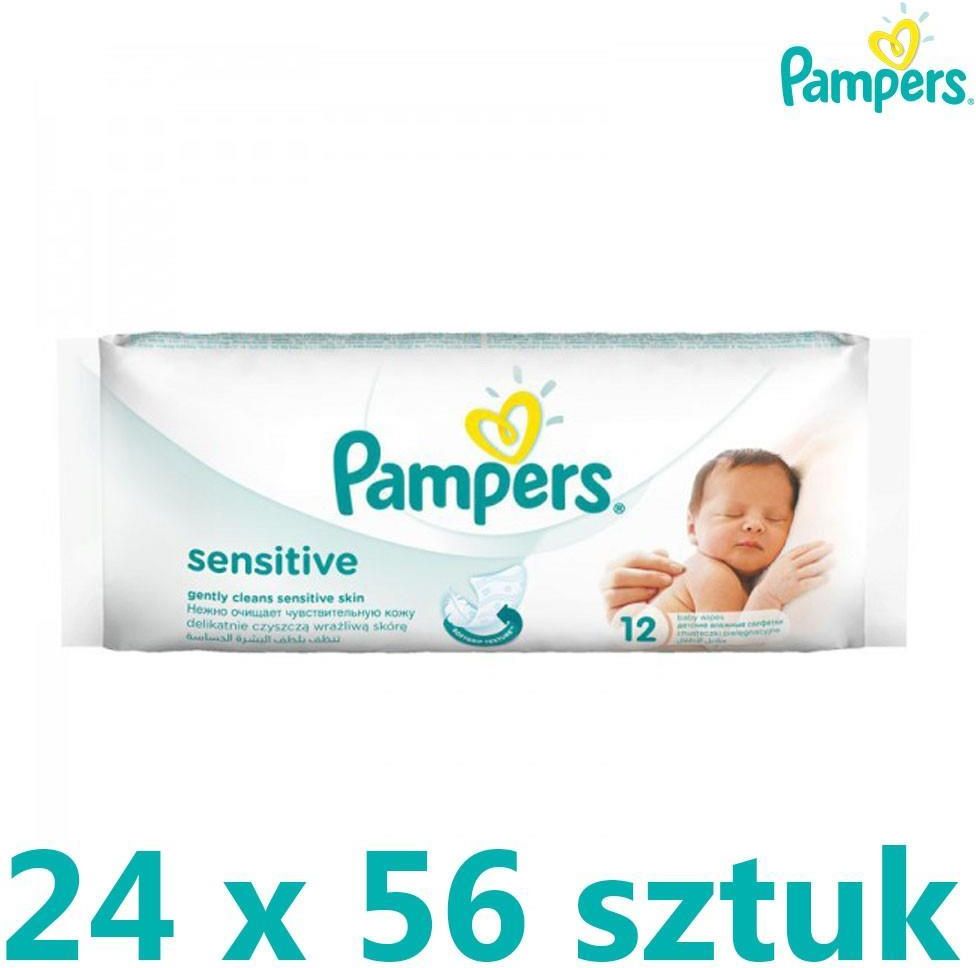 chusteczki dla dzieci pampers sensitive 56