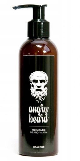 angry beard herakles cytrusowy szampon do brody 200ml