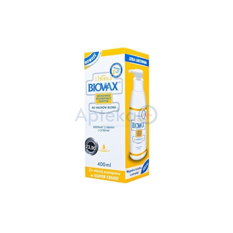 biovax szampon wlosy blond