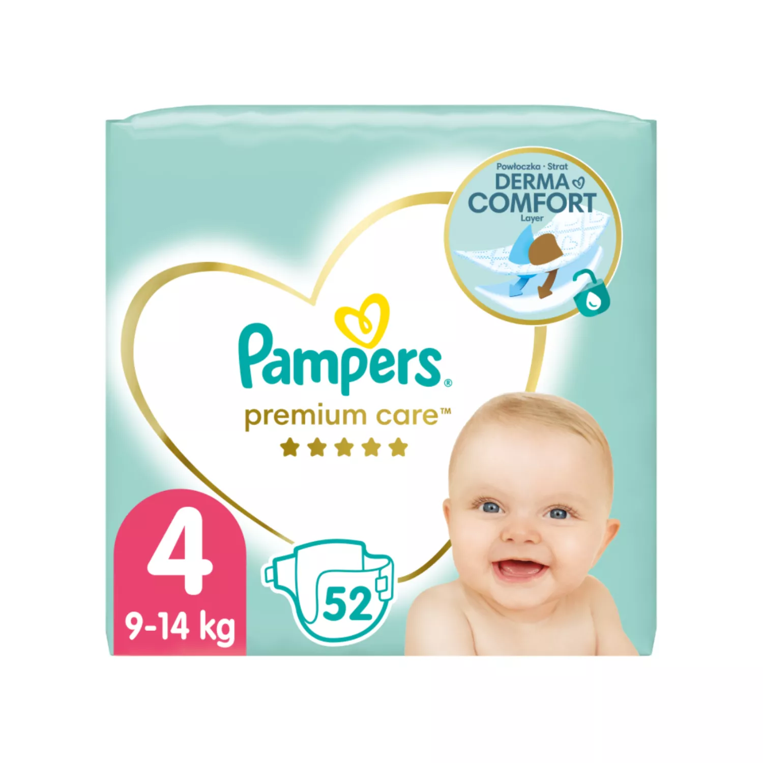 pampers premium care 4 cenei