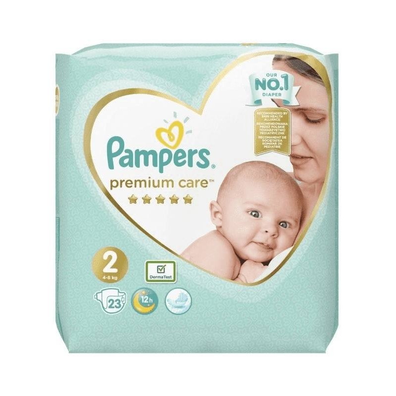 pampers mini 2 waga z opakowaniem