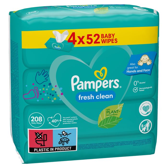 4 pak chusteczek pampers