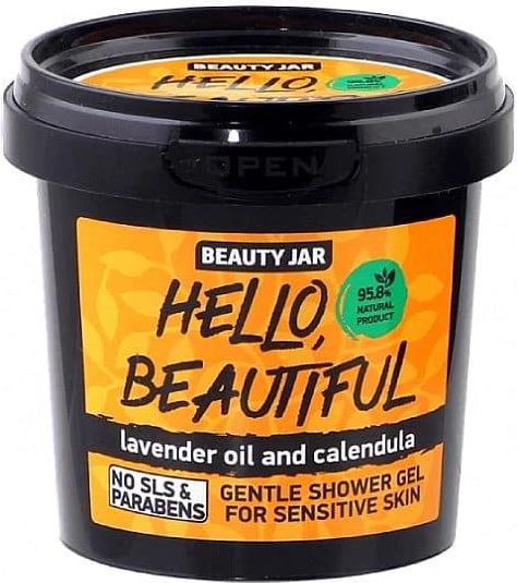 Beauty Jar „Hello Beatiful” - delikatny żel pod prysznic do skóry wrażliwej 250ml