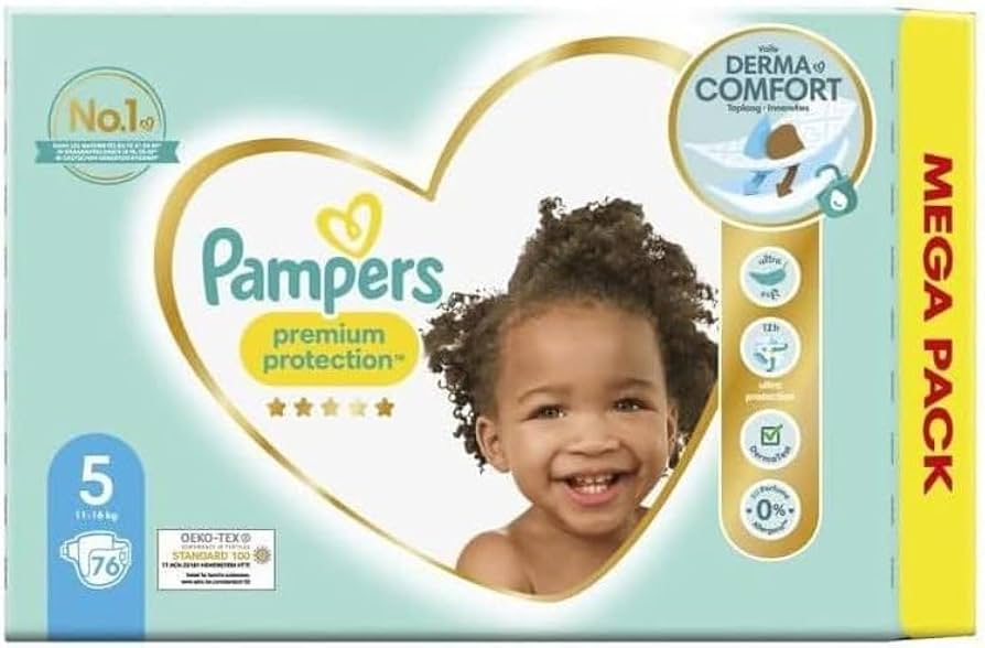 pieluchy pampers nr 5 76 sztuk