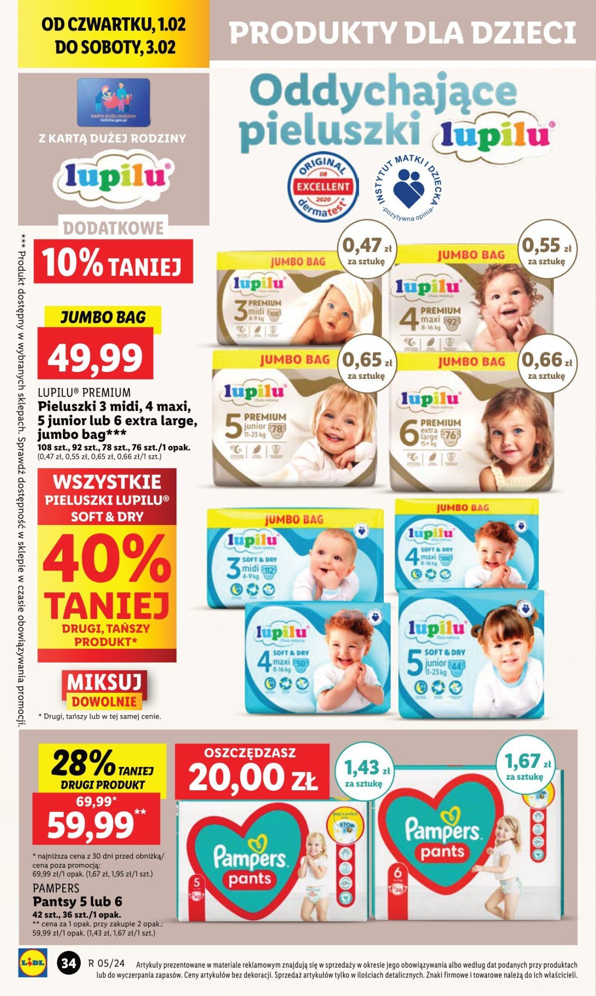 pampers www.lidl.pl