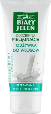 odżywka do włosów biały jeleń hipoalergiczny kozie mleko